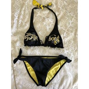 Two piece Billabong swimsuit with reversible top